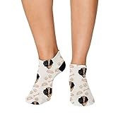 Speedy Pros No Show Socks English Mastiff Dog Polyester Ankle Socks Women & Men Crazy Fun Socks 1 Size