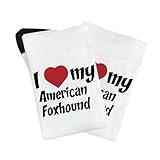 sunsetslove i love my american foxhound sock for grandma