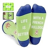 French Bulldog Gifts for Women Men - Novelty French Bulldog Socks, Dog Gifts for Her Him