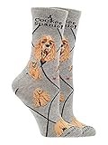 WHD Cocker Spaniel Socks (Gray, Medium)