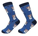 E&S Pets Jack Russell Terrier Dog Breed Socks Unisex Sock Daddy