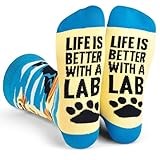 Life is Better With a Lab - Socks for Dog Lovers and Labrador Retriever Owners
