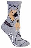 Great Dane Woman's Socks ,Gray,9-11