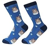 Shetland Sheepdog Sheltie Dog Breed Socks Unisex Sock Daddy by E&S Pets