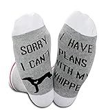 2PAIRS Whippet Lover Owner Funny Dog Mom Gift Sorry I Can't I Have Plans With My Whippet for Dog Lovers Socks (Plans with whippet)