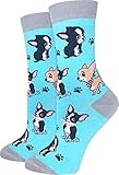 Women's Premium Comfort Animal Socks (chihuahua socks) 4-10