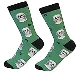 Tan Shih Tzu Dog Breed Socks Unisex Sock Daddy by E&S Pets