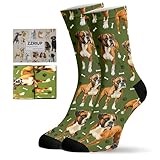ZZRIUP Dogs Socks for Women Men, Boxer Dogs Gifts for Dogs Lover, Dog Mom Gifts for Women Wife, Dog Dad Gifts
