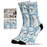 ZZRIUP Dogs Socks for Women Men, Great Pyrenees Gifts for Dogs Lover, Dog Mom Gifts for Women Wife, Dog Dad Gifts