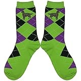YourBreed Clothing Company Ladies Flat Coated Retriever Argyle Socks.