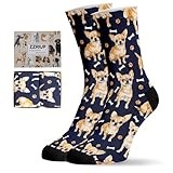 ZZRIUP Dogs Socks for Women & Men, Chihuahua Gifts for Dog Lovers