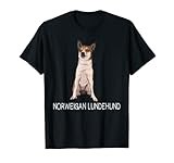 Norwegian Lundehund Crazy Dog Lover Men Women T-Shirt