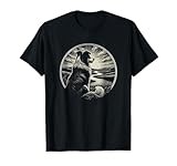Vintage Australian Shepherd Dog Retro Sunset Art Design Men Women T-Shirt