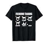 American Foxhound Training Gifts Foxhound Training for American Foxhound Owners Unisex-Adults Black Short Sleeve Classic Fit T-Shirt