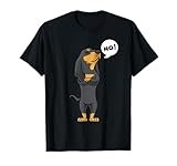 Stubborn Black and Tan Coonhound Dog T-Shirt for Men Women Girls Kids
