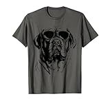 English Mastiff Sketch Drawing Art Dog Lover Mom Dad Women T-Shirt