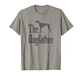 The Dogfather t-shirt, Greyhound silhouette, funny dog gift T-Shirt