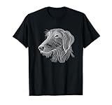 Line Art Scottish Deerhound T-Shirt