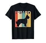 Vintage Briard dog T-Shirt for Men Women Kids