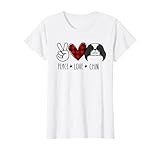 Peace Love Japanese Chin Dog Mom T-Shirt