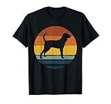Black and TAN Coonhound Vintage Retro Dog Gift T-Shirt