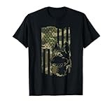 German Shepherd Dog - Dog Lover Shepherd USA Flag 4th July T-Shirt
