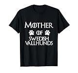 Swedish Vallhund Dog Mom Shirt - Mother of Vallhunds T-Shirt for Men Women Kids