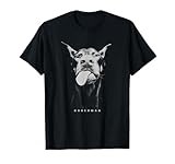 Playful Doberman Serving Attitude with a Tongue-Out Smirk T-Shirt