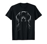 Flat-Coated Retriever Dog Face Art Design Men Women Kids T-Shirt