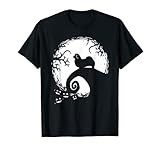 Tibetan spaniel And Moon Halloween T-Shirt