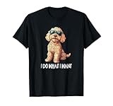 Cute Illustration for Owners I Do What I Want Cockapoo Lover T-Shirt