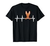 Funny Dog Heartbeat For Pharaoh Hound Lovers T-Shirt for Men Women Girls Kids