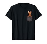 Dog In Pocket Funny Dog Lover Pharaoh Hound T-Shirt for Men Women Kids