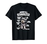 Mens Womens Kids Funny Anatomy of Miniature Schnauzer Lover T-Shirt