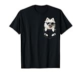 Pocket American Eskimo Dog Cute Dog Lover Owner Gift T-Shirt