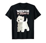 West Highland White Terrier Mama Dog Westie Mom Women Girls T-Shirt