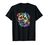 Cute Funny Pop Art Colorful Border Terrier Lover T-Shirt
