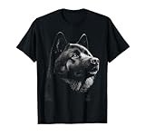 Akita Dog Graphic Pet Illustration Akita T-Shirt