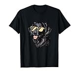 Flat Coated Retriever Dog Sunglasses Men Women Kids T-Shirt