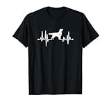 Flat-Coated Retriever Heartbeat Flat-Coat Dog Lover T-Shirt