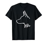 Proud Kelpie profile dog mom gift Australian Kelpie lover T-Shirt for Men Women Girls Kids