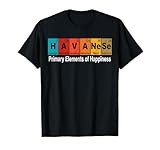 Vintage Havanese Dog Science Funny Periodic Table Pet lover T-Shirt