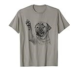 Bullmastiff Raising Paw Design For Dog Owner T-Shirt