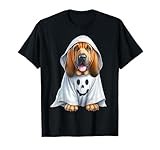 Funny Ghost Bloodhound Dog Lover Halloween Costume Men Women T-Shirt