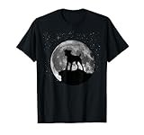 Parson Russell Terrier Dog Moon T-Shirt for Men Women Kids