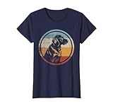 Small Munsterlander Dog Retro Style Men Women T-Shirt