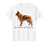 Belgian Tervuren Crazy Dog Lover T-Shirt for Men Women Girls Kids