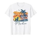 Morkie Life is Better Vintage Sunset T-Shirt