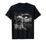 Brussels Griffon UFO Encounters Selfie T-Shirt