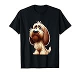 Adorable Cartoon Basset Griffon Vendeen Petit Design T-Shirt